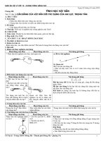 GIÁO ÁN VẬT LÝ LỚP 10 NÂNG CAO