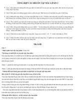 Tổng hợp câu hỏi ôn tập Mac-Lenin 2