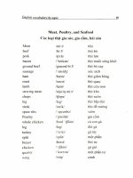 Từ vựng tiếng anh theo chủ đề - Lê Minh, Hoàng Quý Nghiêm phần 2