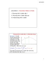 Phương trình vi phân cấp 1