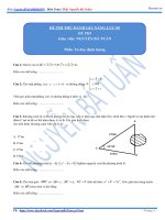 đề thi đánh giá năng lực tư duy định lượng số 5
