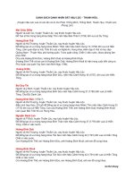 Danh nhân đất Hậu Lộc  Thanh Hóa