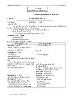 giáo án lớp 1 tuần 29 ( gv lê thị vy)