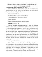 Báo cáo tổng hợp tình hình kinh doanh tại công ty bánh kẹo hải hà 