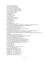 trắc nghiệm đặc điểm sinh sản đủ tháng, thiếu tháng