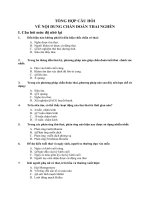 TỔNG HỢP CÂU HỎI VỀ NỘI DUNG CHẨN ĐOÁN THAI NGHÉN