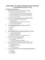 TỔNG HỢP CÂU HỎI VỀ NỘI DUNG TỔN THƯƠNG LÀNH TÍNH Ở CỔ TỬ CUNG