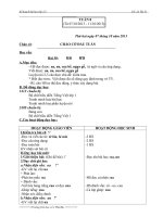 giáo án lớp 1 tuần 8 ( giáo viên lê thị vy)