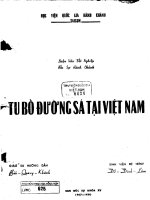 Tu bổ đường sá tại việt nam 