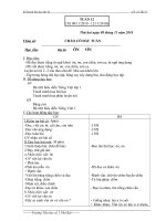 giáo án lớp 1 tuần 12