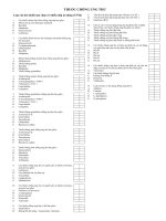 THUỐC CHỐNG UNG THƯ