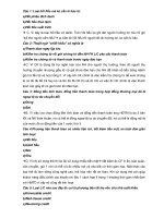 Câu hỏi trắc nghiệm có đáp an môn thanh toán quốc tế