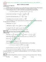 Phân loại và phương pháp giải các dạng bài tập Con lắc đơn ( rất hay)