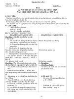 giáo án lý 9 có chuẩn kiến thức kỹ năng và giáo dục bảo vệ môi trường