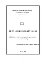 Bàn Về Vấn Đề Đào Tạo Và Phát Triển Nguồn Nhân Lực Trong Các Doanh Nghiệp