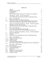 Khảo sát các phần hành kế toán tại công ty cổ phần bao bì bia   rượu   nước giải khát 