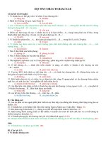 TRẮC NGHIỆM HỌ mycobacteriaceae