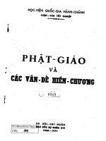 Phật giáo và các vấn đề hiến chương 
