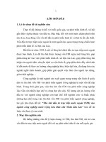 Thu hút đầu tư trực tiếp nước ngoài (FDI) vào ngành công nghiệp nước Cộng hòa Dân chủ Nhân dân Lào