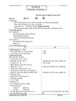 giáo án lớp 1 tuần 19 ( giáo viên lê thị vy)