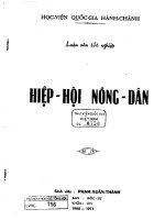 Hiệp hội nông dân luận văn 