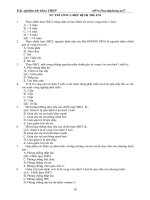 Trắc nghiệm nhi khoa YHDP - XỬ TRÍ LỒNG GHÉP BỆNH TRẺ EM có đáp án