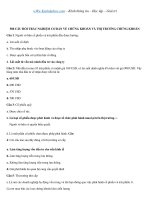 Đề thi chứng khoán new