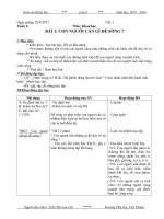 Giáo án bàn tay năn bột khoa học lớp 4 