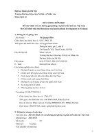 ĐỀ CƯƠNG MÔN HỌC Hồ Chí Minh với con đường giải phóng và phát triển dân tộc Việt Nam