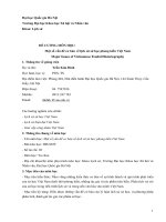 ĐỀ CưƠNG MÔN HỌC: Một số vấn đề cơ bản về lịch sử sử học phong kiến Việt Nam