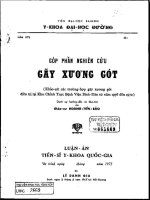 góp phần nghiên cứu gãy xương gót 