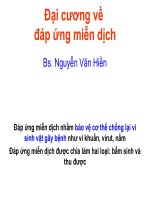 Đại cương về đáp ứng miễn dịch 