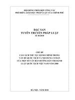 CẢI CÁCH THỦ tục HÀNH CHÍNH TRONG vấn đề QUỐC TỊCH và nội DUNG cơ bản của một số văn bản HƯỚNG dẫn THI HÀNH LUẬT QUỐC TỊCH VIỆT 