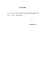 Phân tích tình hình tài chính và một số giải pháp chủ yếu nhằm nâng cao hiệu quả sản xuất, kinh doanh của Công ty TNHH Nội thất Xuân Hòa