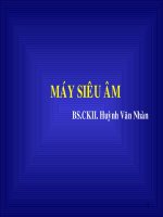 cách sử dụng máy siêu âm