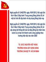 Bài giảng xây dựng đảng   TS  nguyễn việt hùng