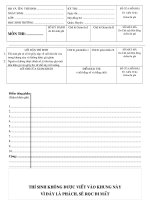 kiểm tra định kỳ cuối năm lóp 5 môn tiếng việt ĐỀ 2