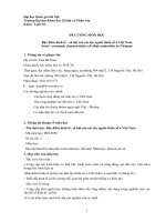 ĐỀ CƯƠNG MÔN HỌC Đặc điểm kinh tế  xã hội của các tộc người thiểu số ở Việt Nam