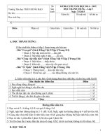 kiểm tra định kỳ cuối năm lóp 5 môn tiếng việt ĐỀ 1