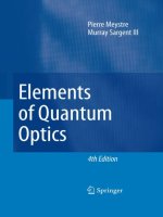 elements of quantum optics pierre meystre, murray sargent III
