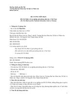 ĐỀ CƢƠNG MÔN HỌC: Hồ Chí Minh với sự nghiệp giải phóng dân tộc ỏ Việt Nam