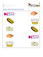 foods and drinks flashcards