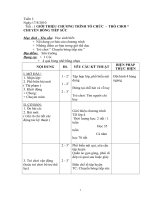 giáo án lớp 4 môn thể dục