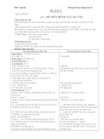 giáo án lớp 4 môn tập đọc HKI