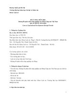 ĐỀ CƯƠNG MÔN HỌC Đường lối phát triển nông nghiệp của Đảng Cộng sản Việt Nam