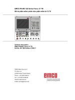 Mô tả phần mềm máy tiện cnc emco winnc ge series fanuc 21tb