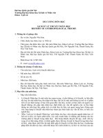 ĐỀ CƯƠNG MÔN HỌC LỊCH SỬ LÝ THUYẾT NHÂN HỌC