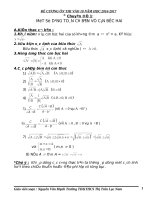 GIAO AN đề CƯƠNG ôn THI vào 10 môn TOÁN cực HAY 