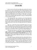 ứng dụng PLC trong việc điều khiển tự động cho máy xấn tôn tại nhà máy khóa Minh Khai