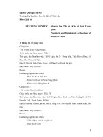 ĐỀ CưƠNG MÔN HỌC Khảo cổ học Tiền sử và Sơ sử Nam Trung Quốc